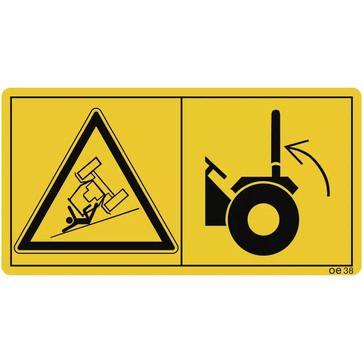 Sofern es die Arbeitsbedingungen erlauben, muss ...(Querformat), Symbolschild, ISO 11684