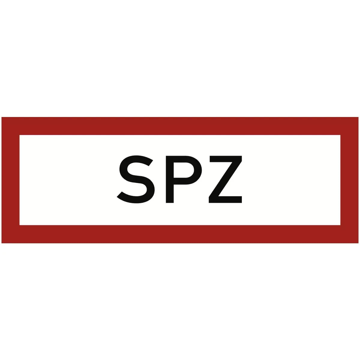 SPZ, Textschild, DIN 4066