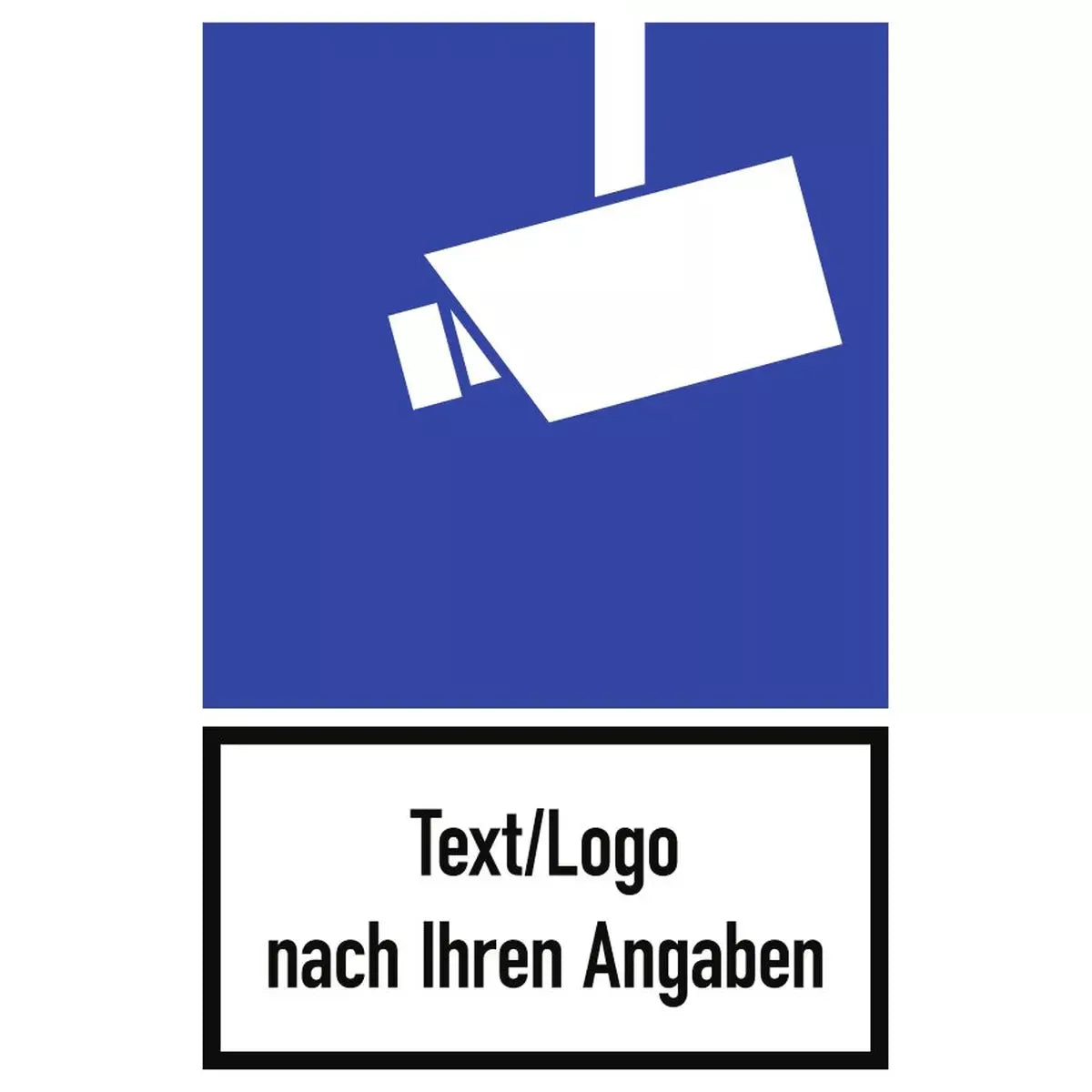 Video-Infozeichen mit Text nach Ihren Angaben