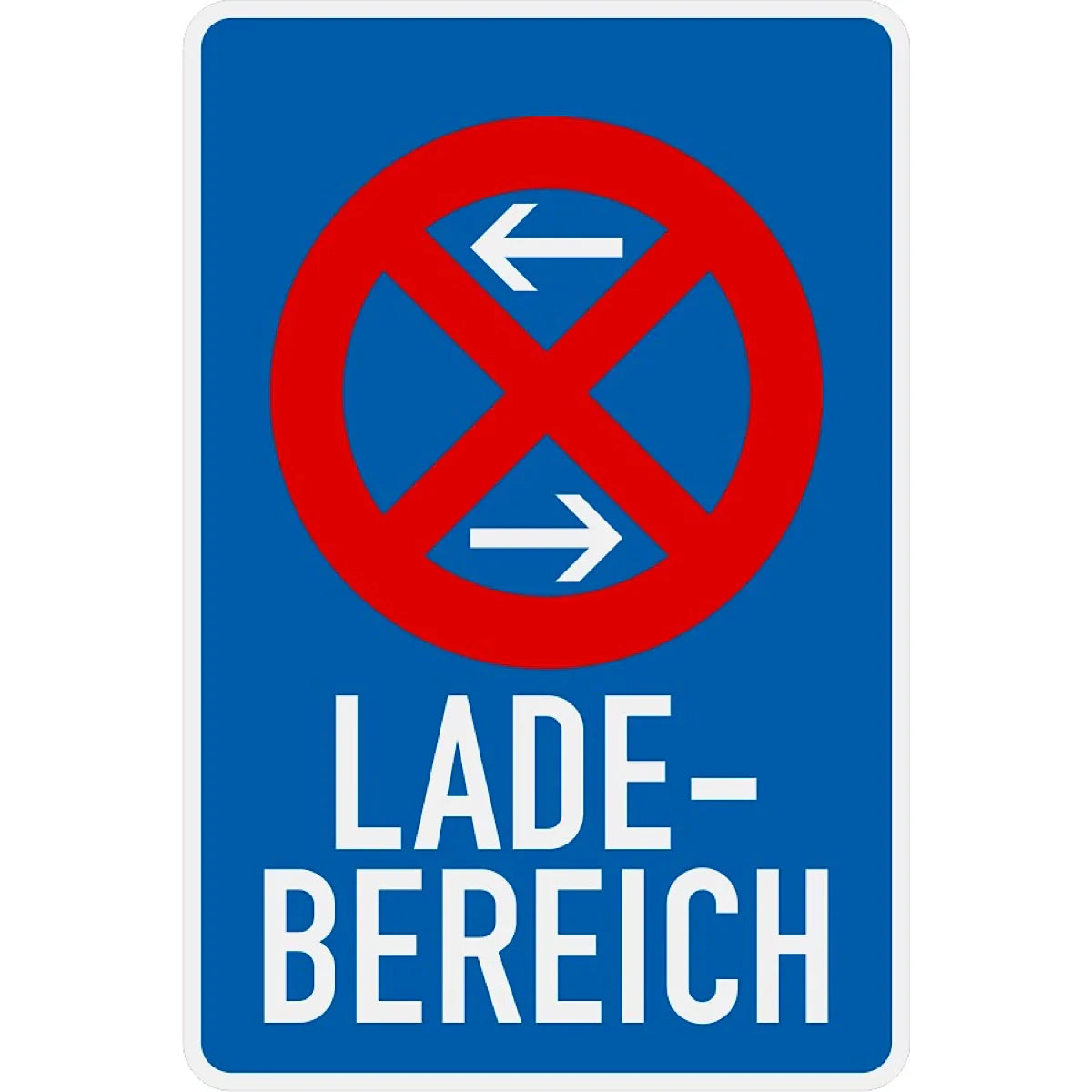 Verkehrszeichen VZ230-30 Ladebereich - 900x600 Alform RA2 Astifol