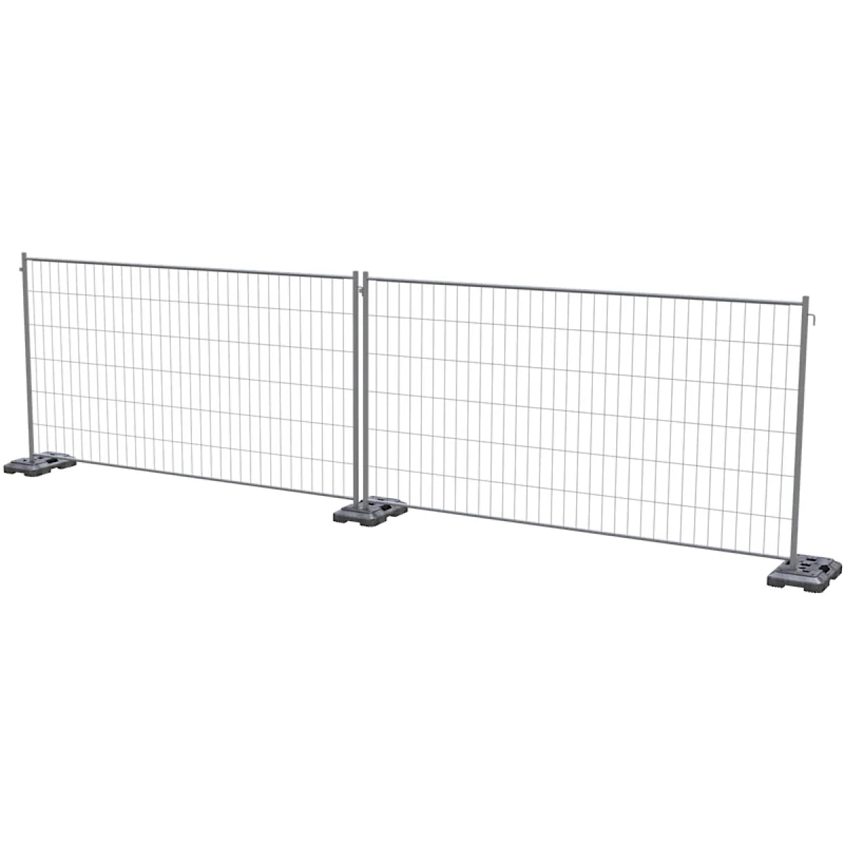 Mobilzaun Profi, B. 3500 x H 2000 mm, mit Haken und Ösen