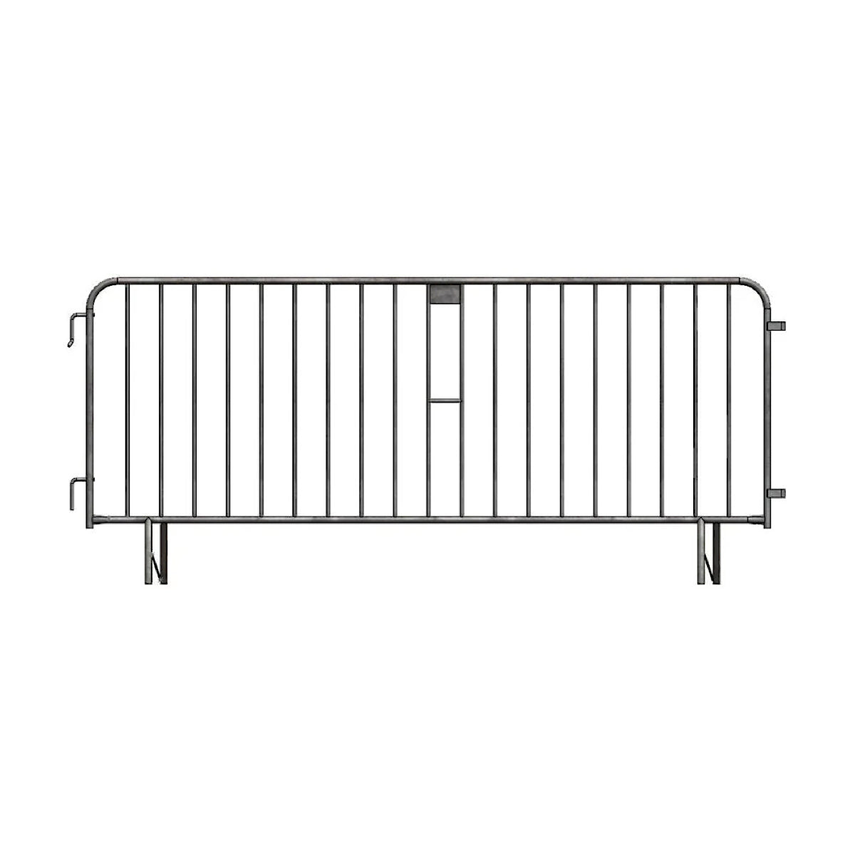 Absperrgitter Typ Leicht 25, 2460x1100 mm - Rohr ø 25 mm - Stäbe ø 13 mm