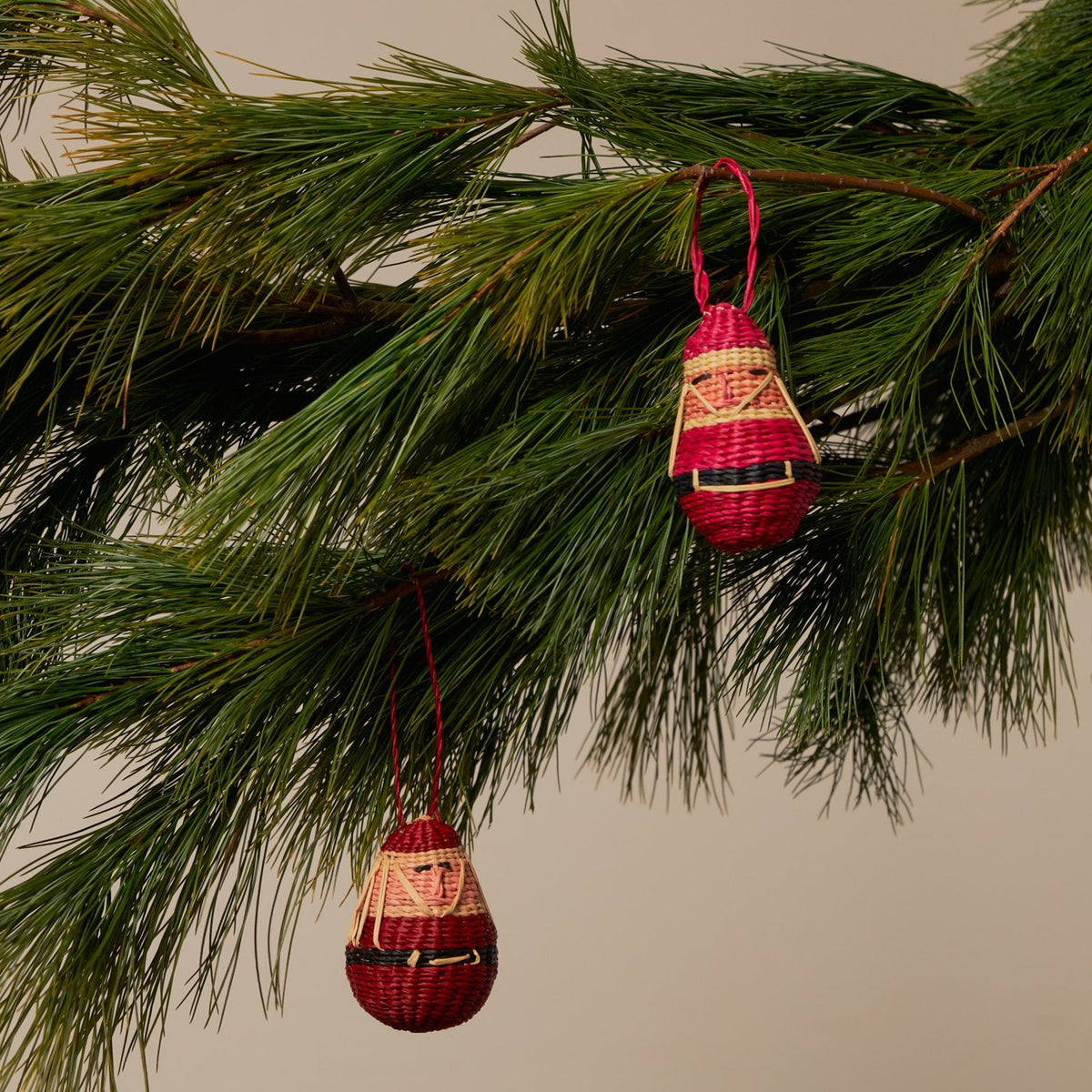 Jipi Santa Ornament - Set of 5
