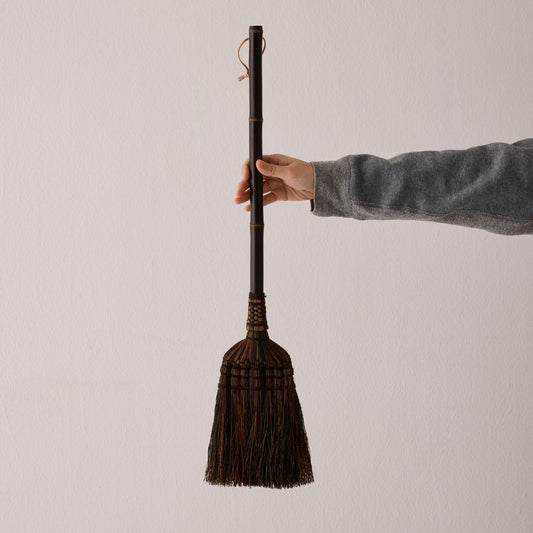 Bamboo Handle Kids Broom - Moss