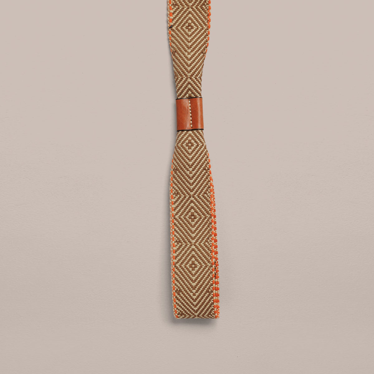 Capri Isola Woven Cotton Dog Leash - Beige