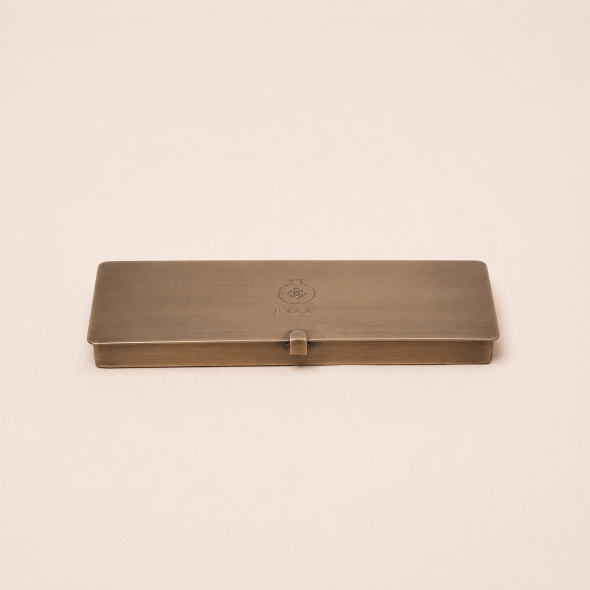 Slim Brass Storage Box