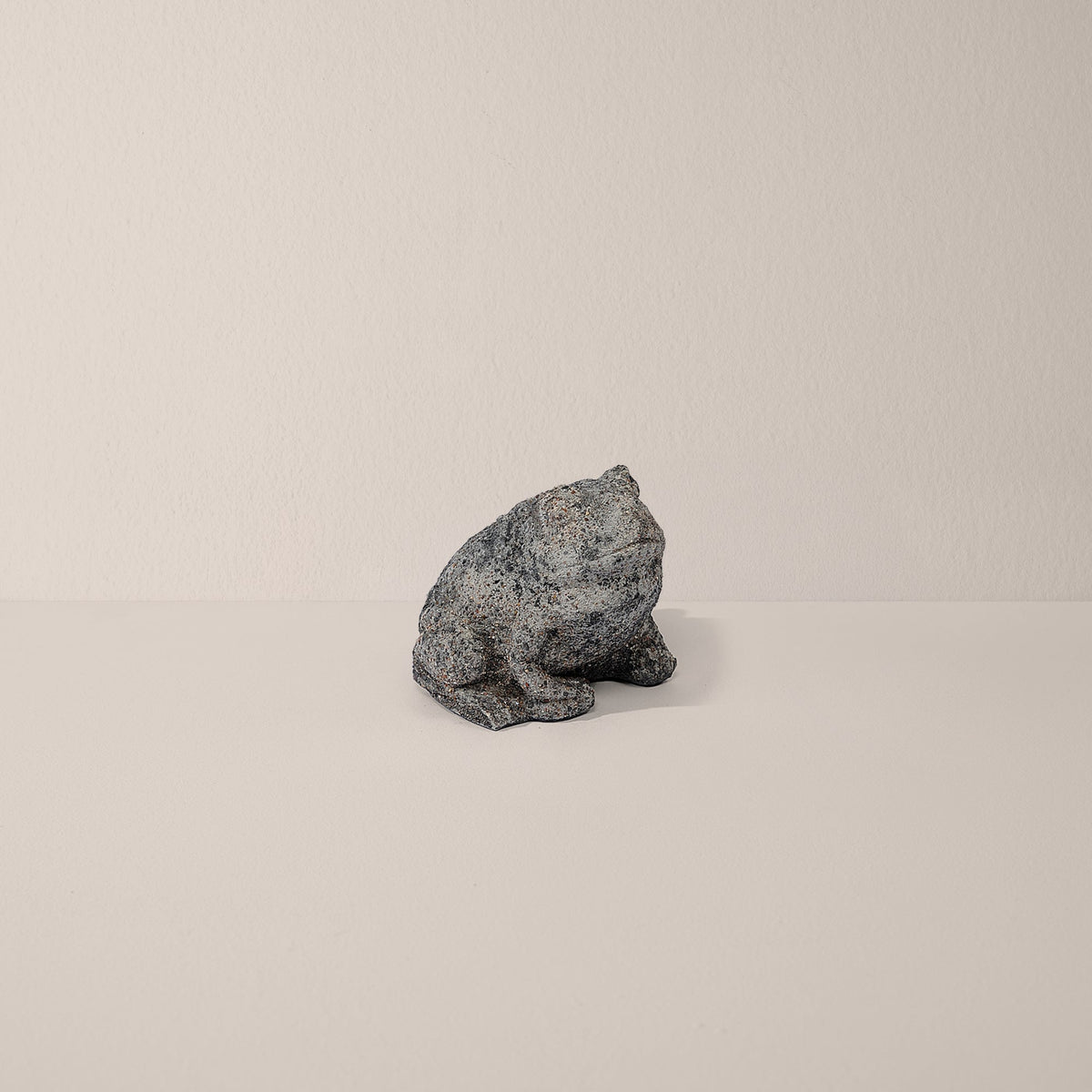 Cast Stone Aged Garden Toad Statue