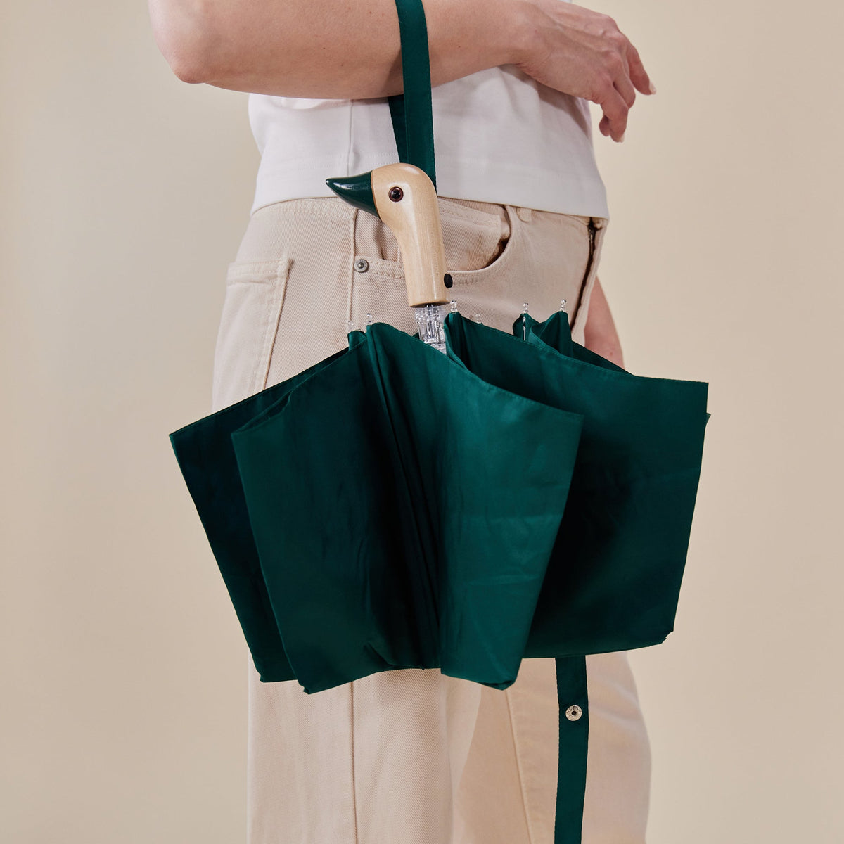 Duckhead Rain Umbrella - Forest Green