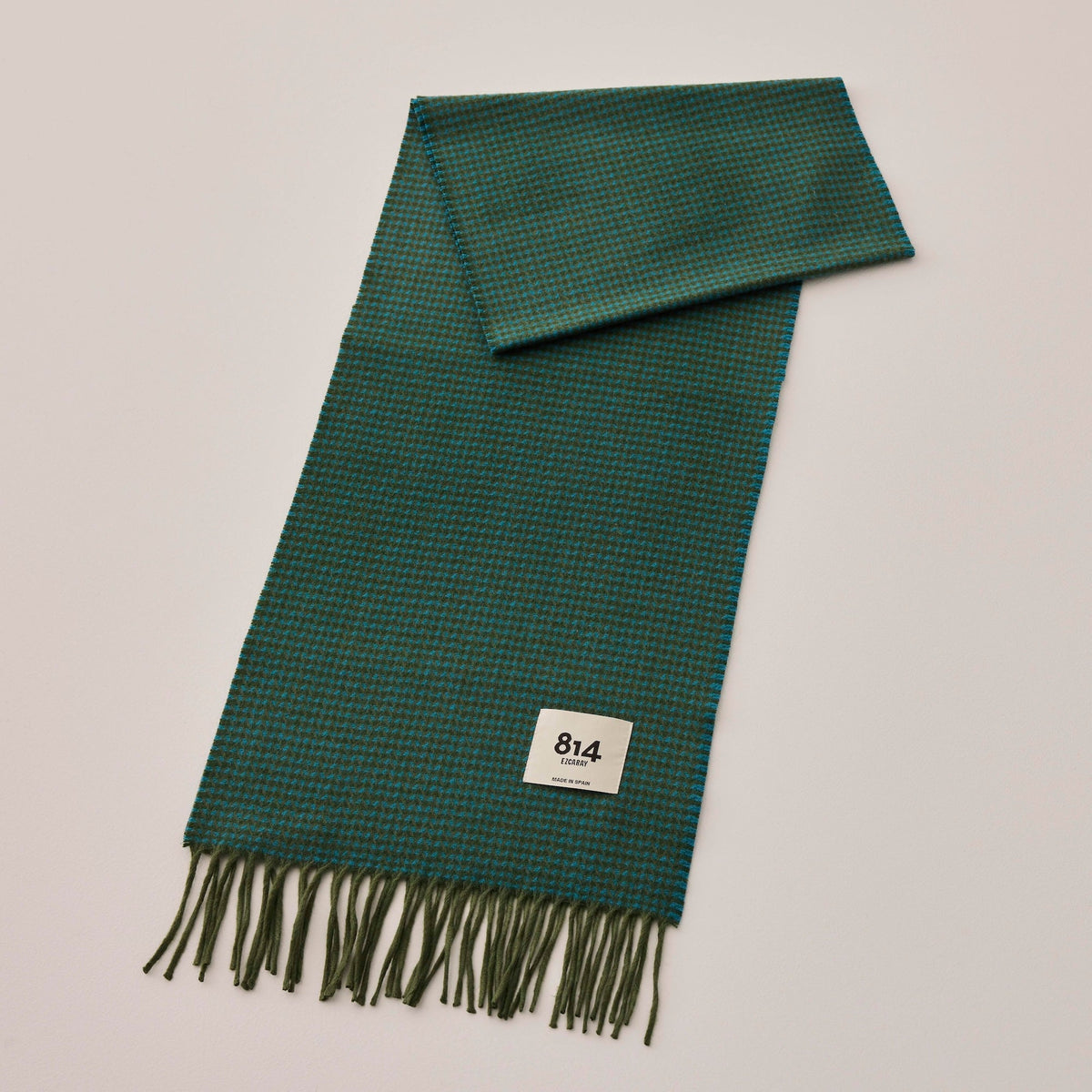 Extra Fine Merino Wool Herringbone Scarf