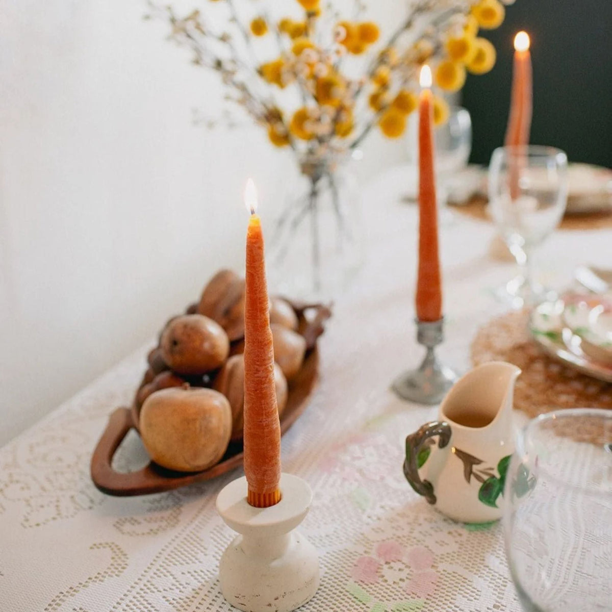 Carrot Candles - Set of 2