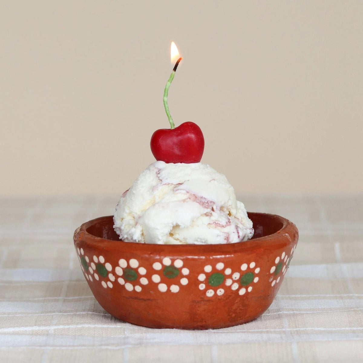Cherry Birthday Candles - Set of 10