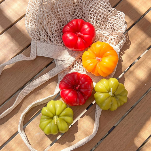 Large Red Heirloom Tomato Candle