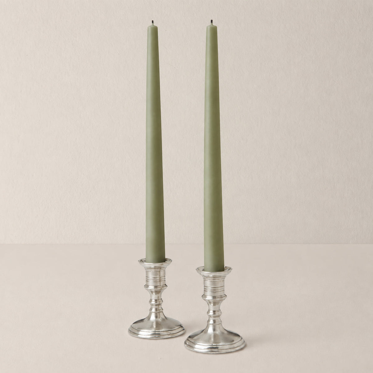Prato Pewter Candlesticks - Set of 2