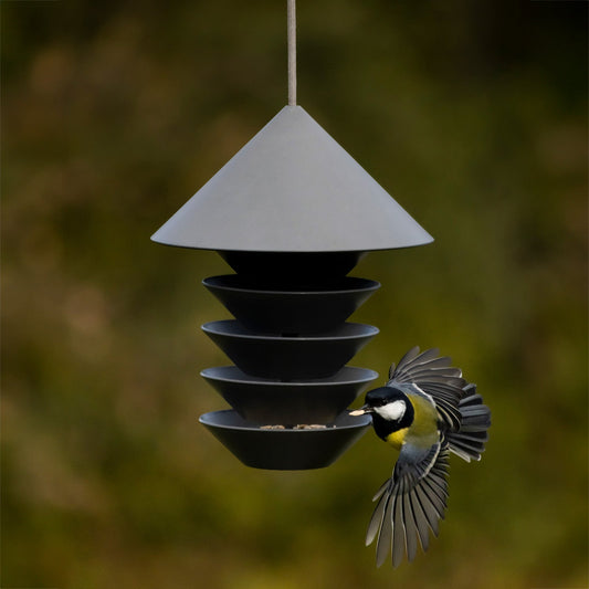 Silo Bird Feeder - Slate
