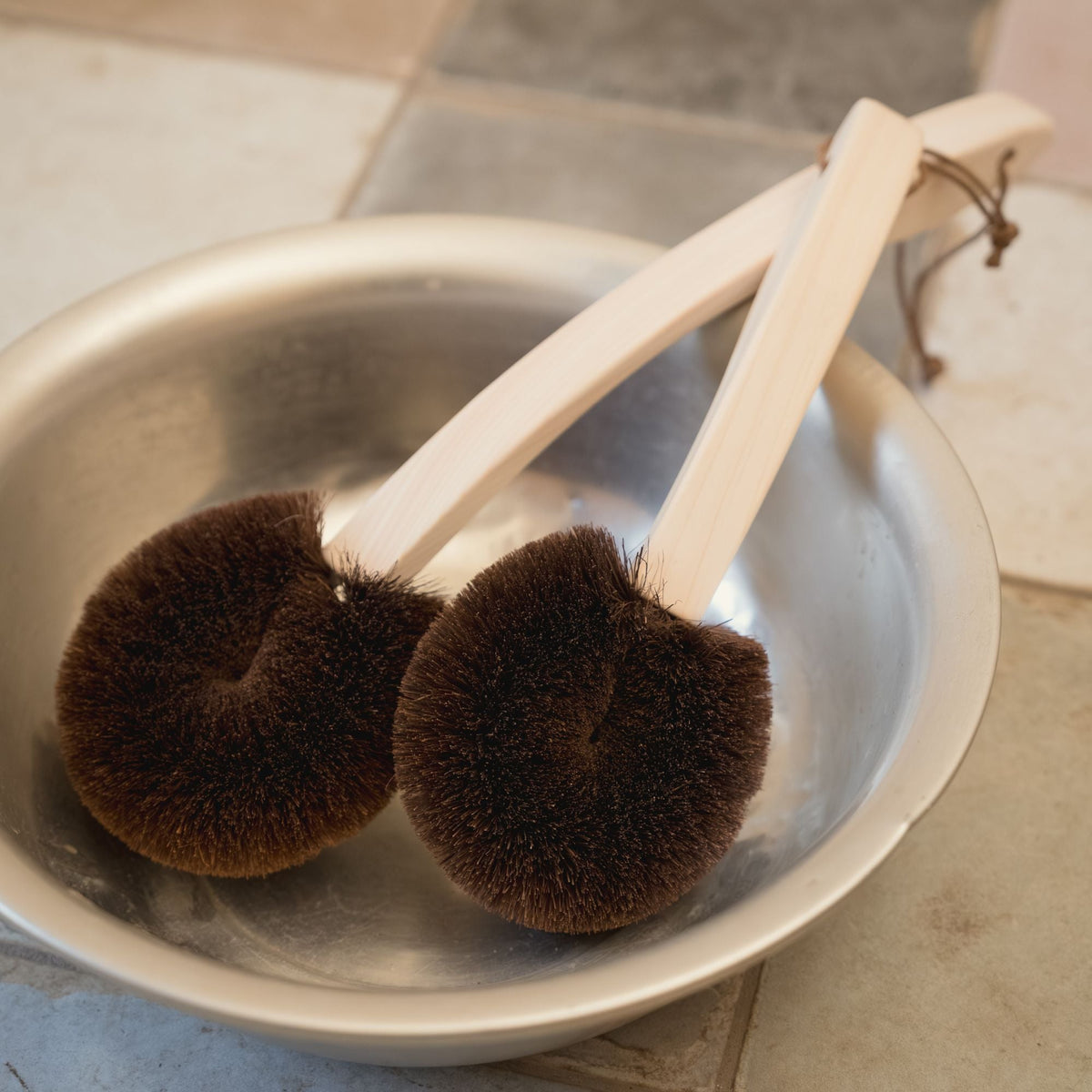 Japanese Cypress Short Handle Body Brush