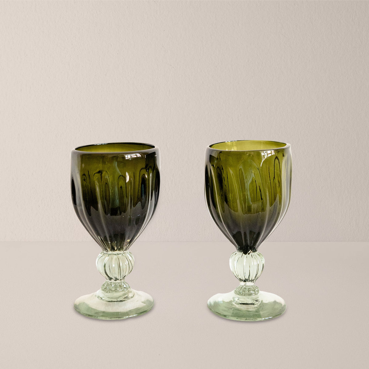 Petal Stemmed Wine Glass - Set of 2