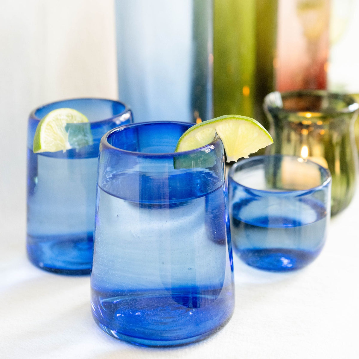 Optic Glass Tumblers - Set of 2