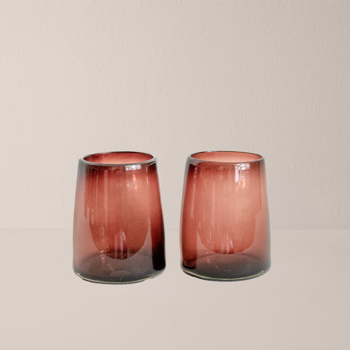 Optic Glass Tumblers - Set of 2