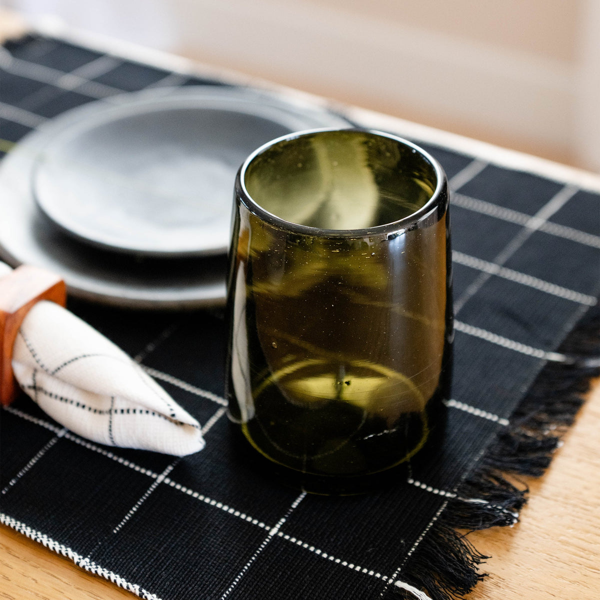 Optic Glass Tumblers - Set of 2