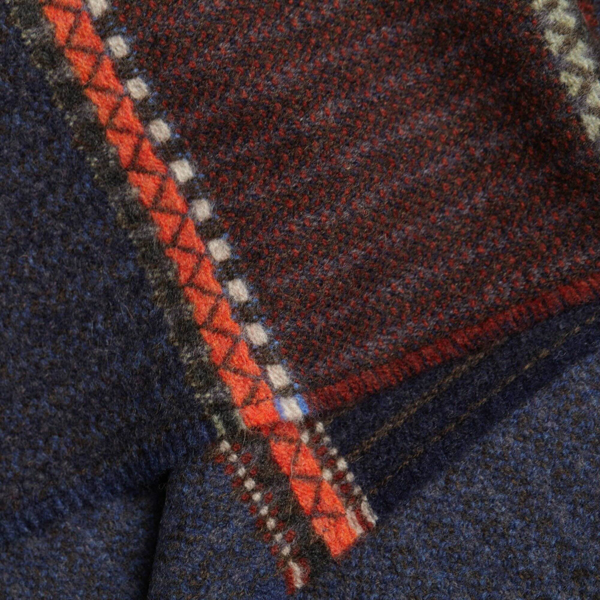 Merino Lambswool Cassia Scarf - Ink