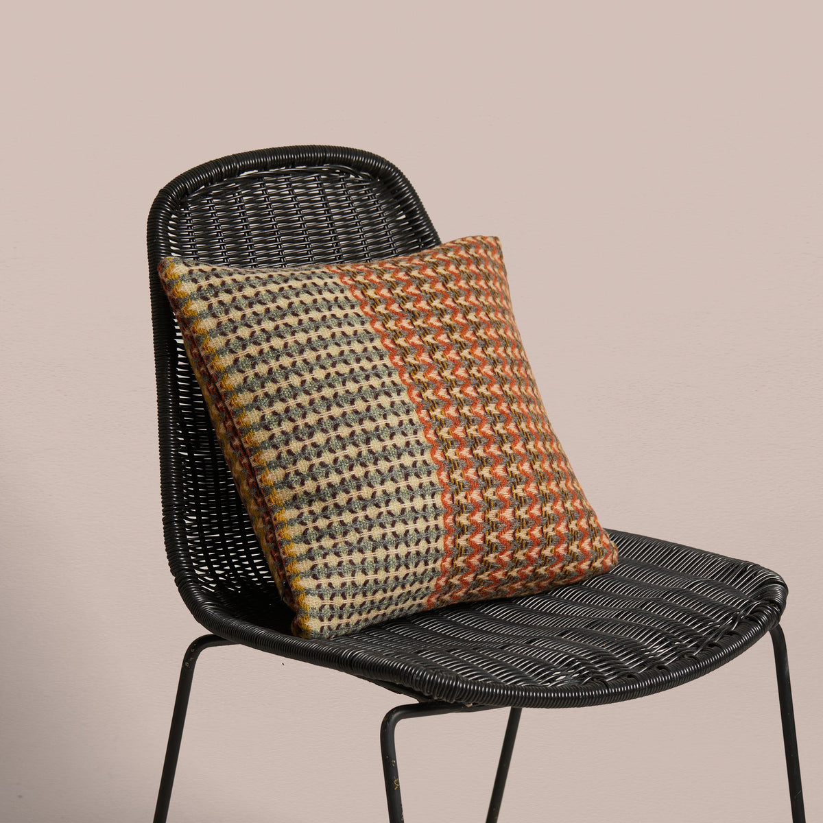 Shetland Wool Ripple Cushion Cover