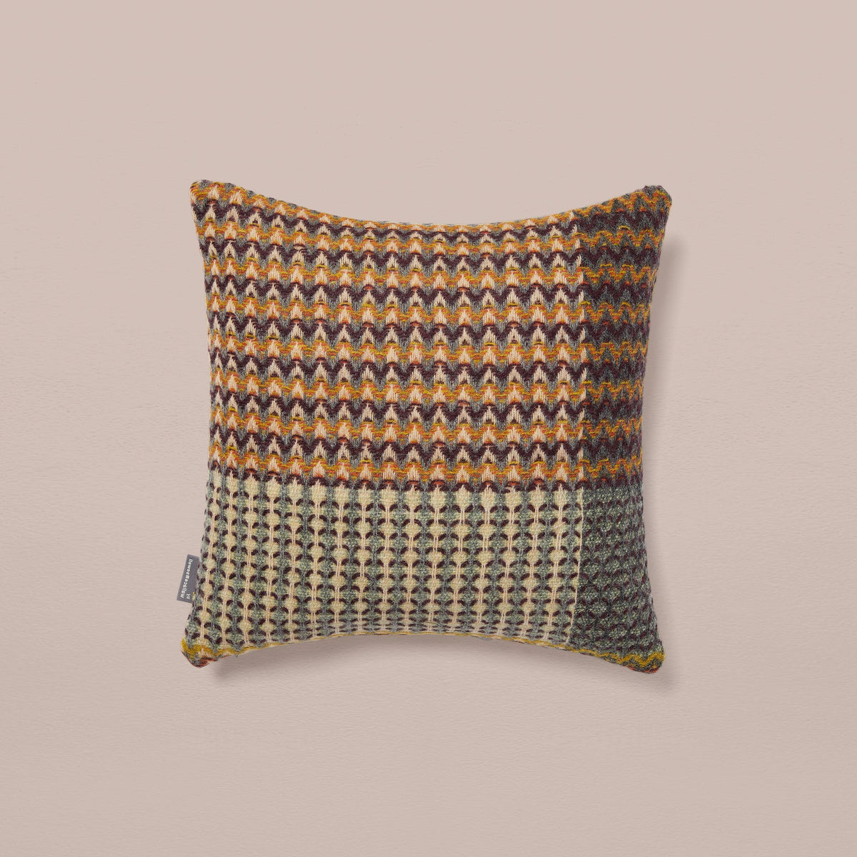 Shetland Wool Ripple Cushion Cover