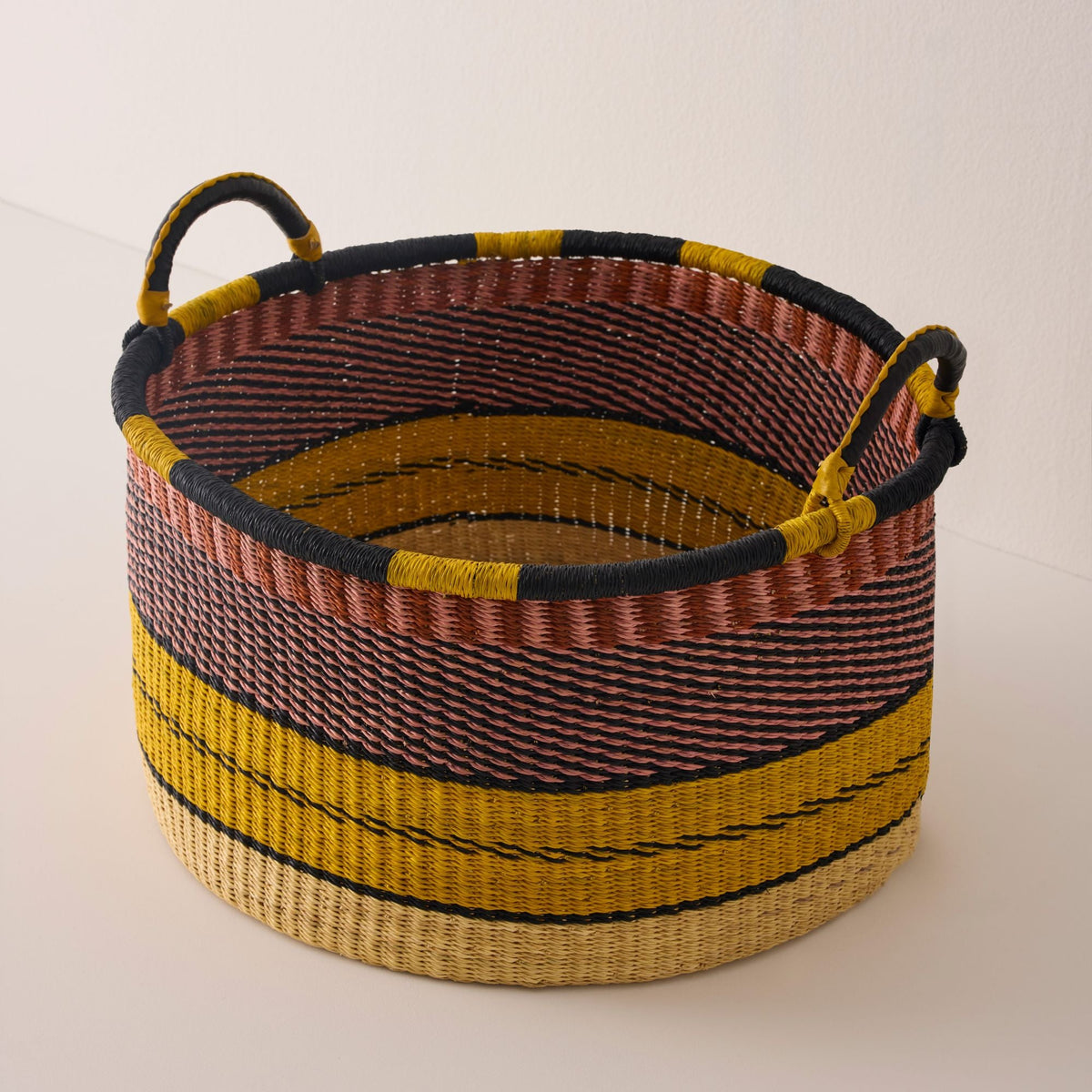 Large Woven Short Basket