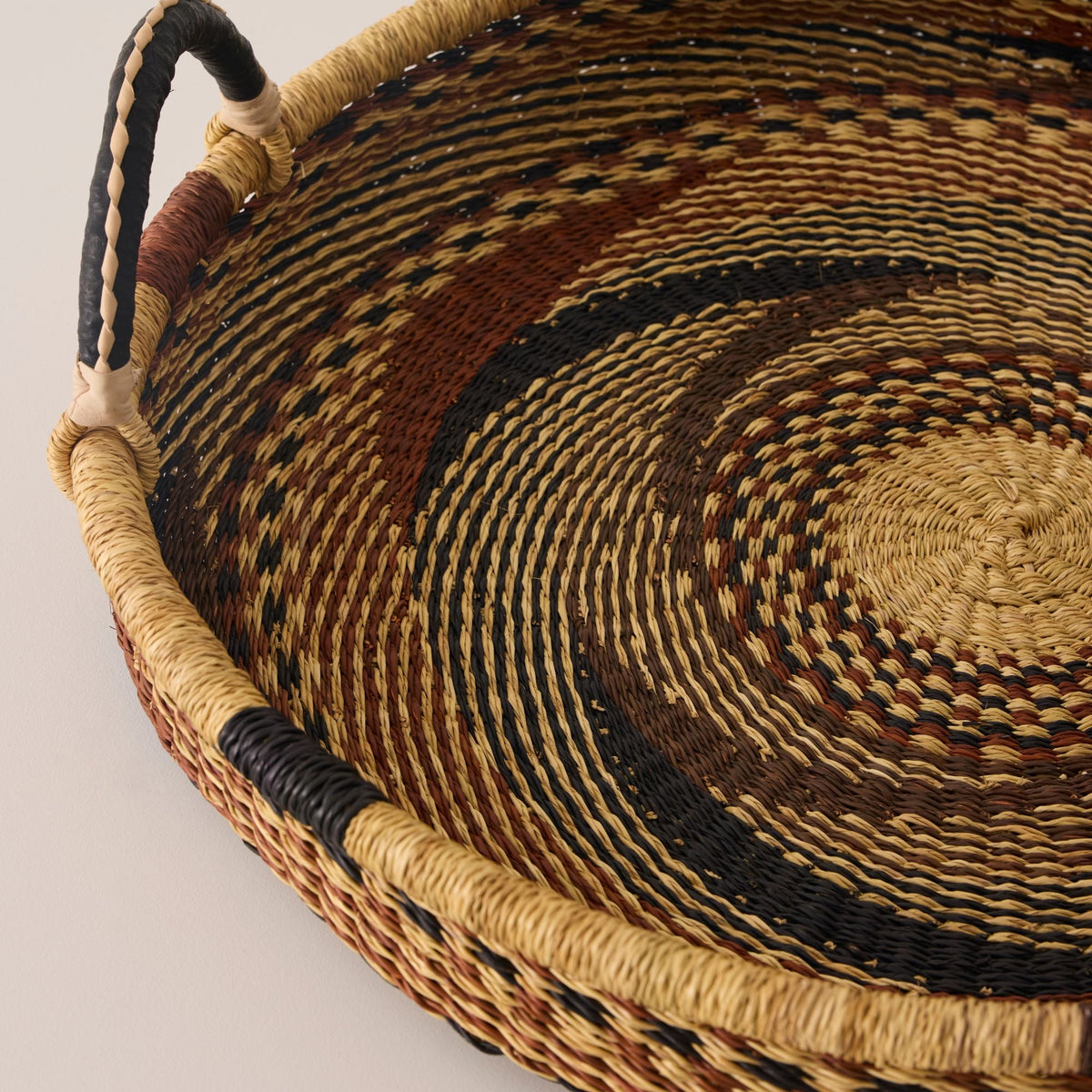 Large Woven Tray Wall Decor