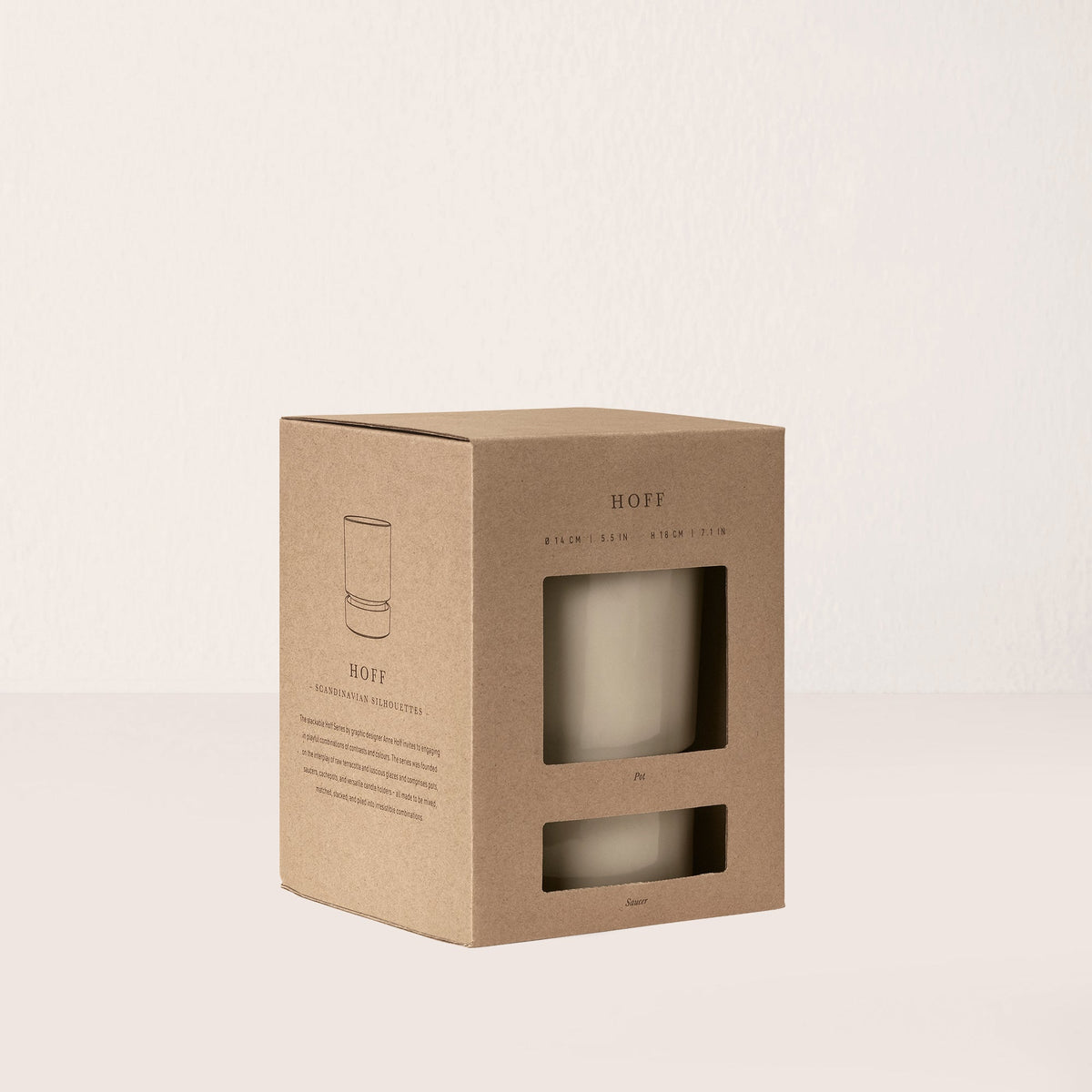 Hoff Ø14 Planter & Saucer Gift Set