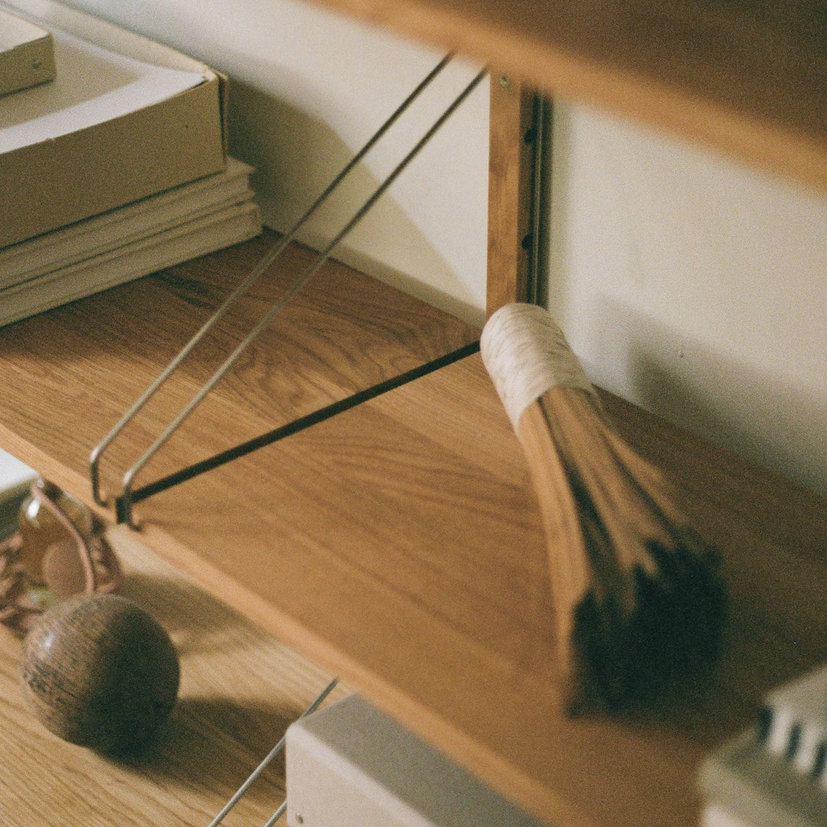 Shelf Library Natural | Triple Section