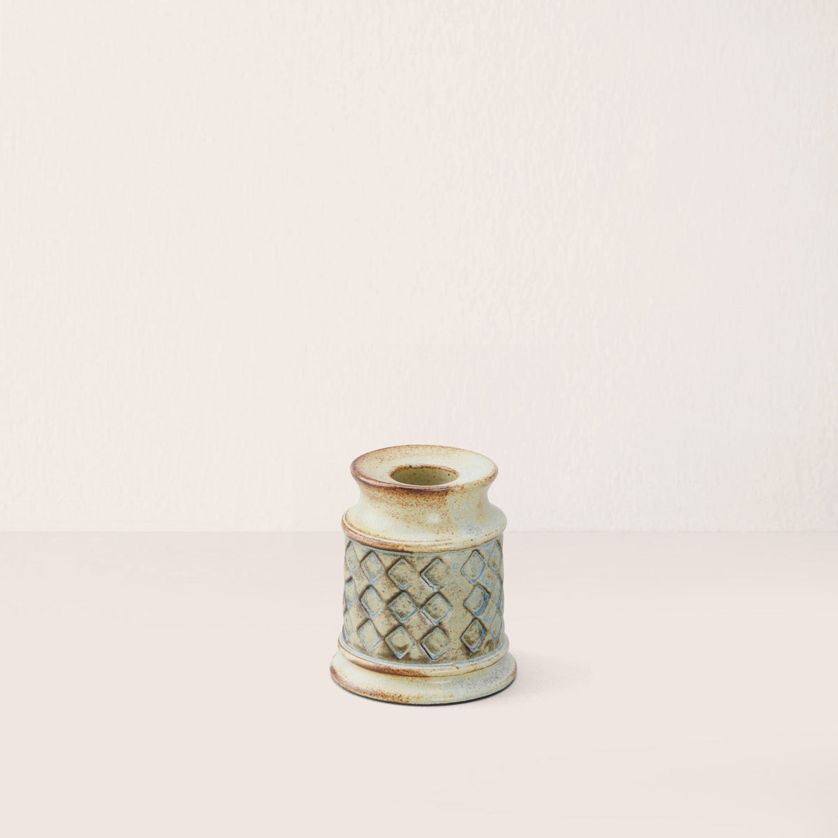 Triangular & Diamond Pattern Candleholder- Set of 2 - Small
