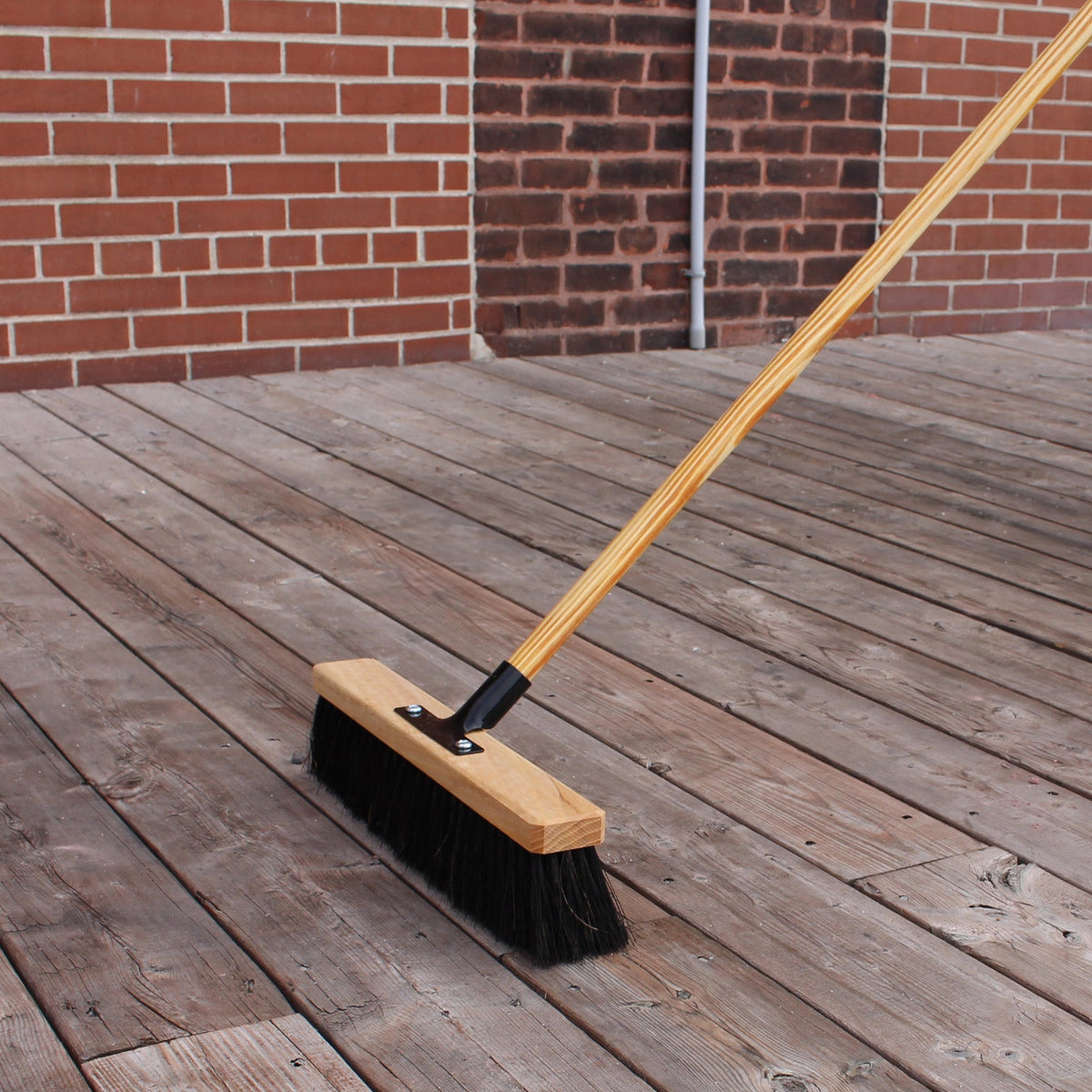 Outdoor Broom with Broomstick
