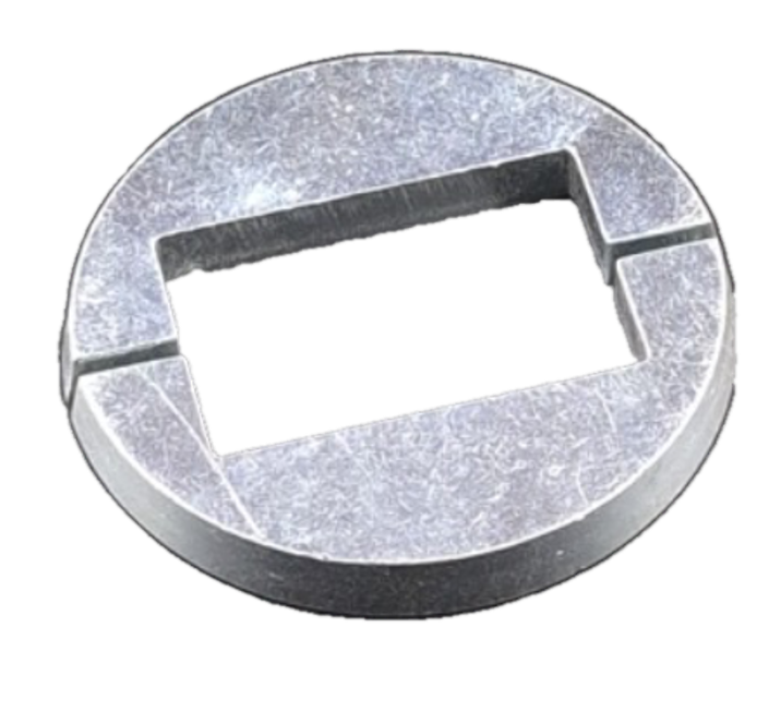 Rohrklemmung 2-teilig, für Einschlagfundament ProFix ø 60 mm, aus Stahl feuerverzinkt, für Schaftrohr 60 x 40 mm