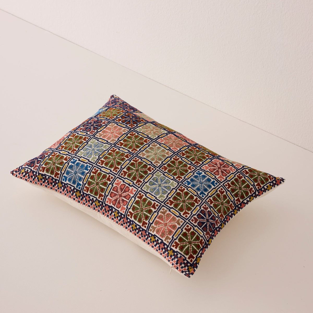 Moon of Ramallah Lumbar Cushion Cover - Red