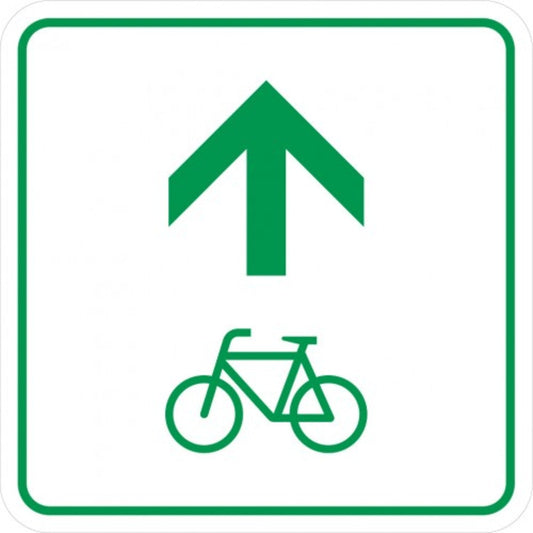 Zwischenwegweiser für Fahrradrouten