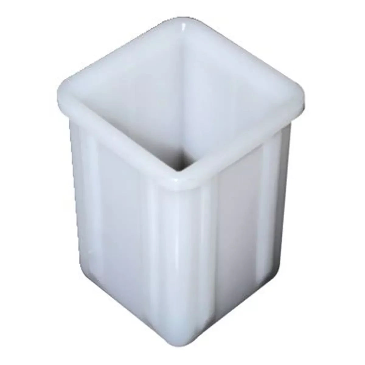 Reduzierstück von 60 x 60mm auf 40 x 40 mm, aus Kunststoff, weiß