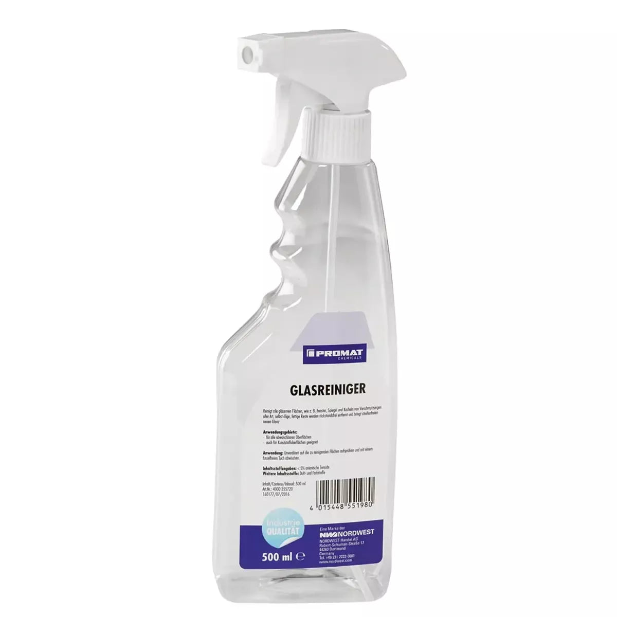 Glasreiniger, Inhalt 500 ml, Sprühflasche