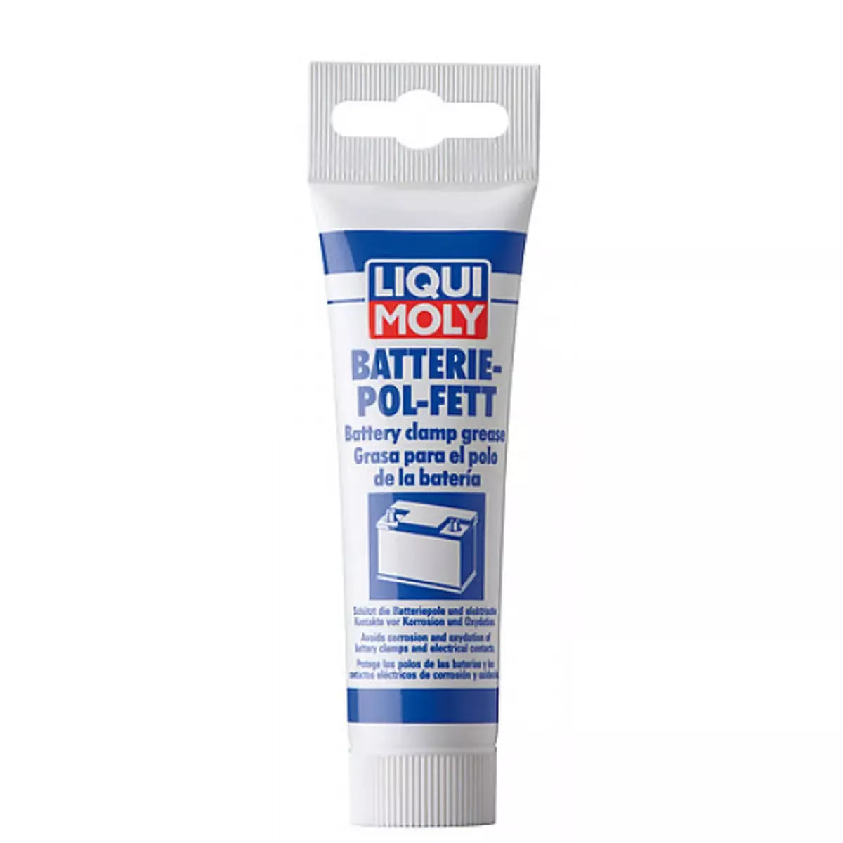 Liqui Moly Pol- und Kontaktfett, Batteriefett, rot, 50 g