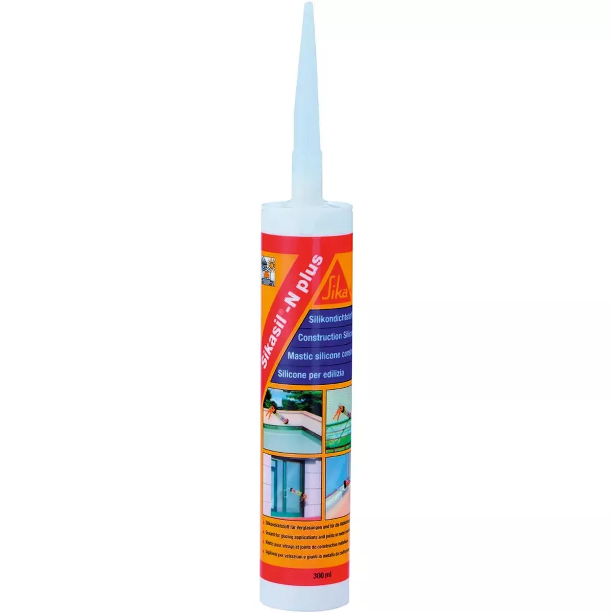 Silicondichtstoff N plus grau 300 ml Kartusche