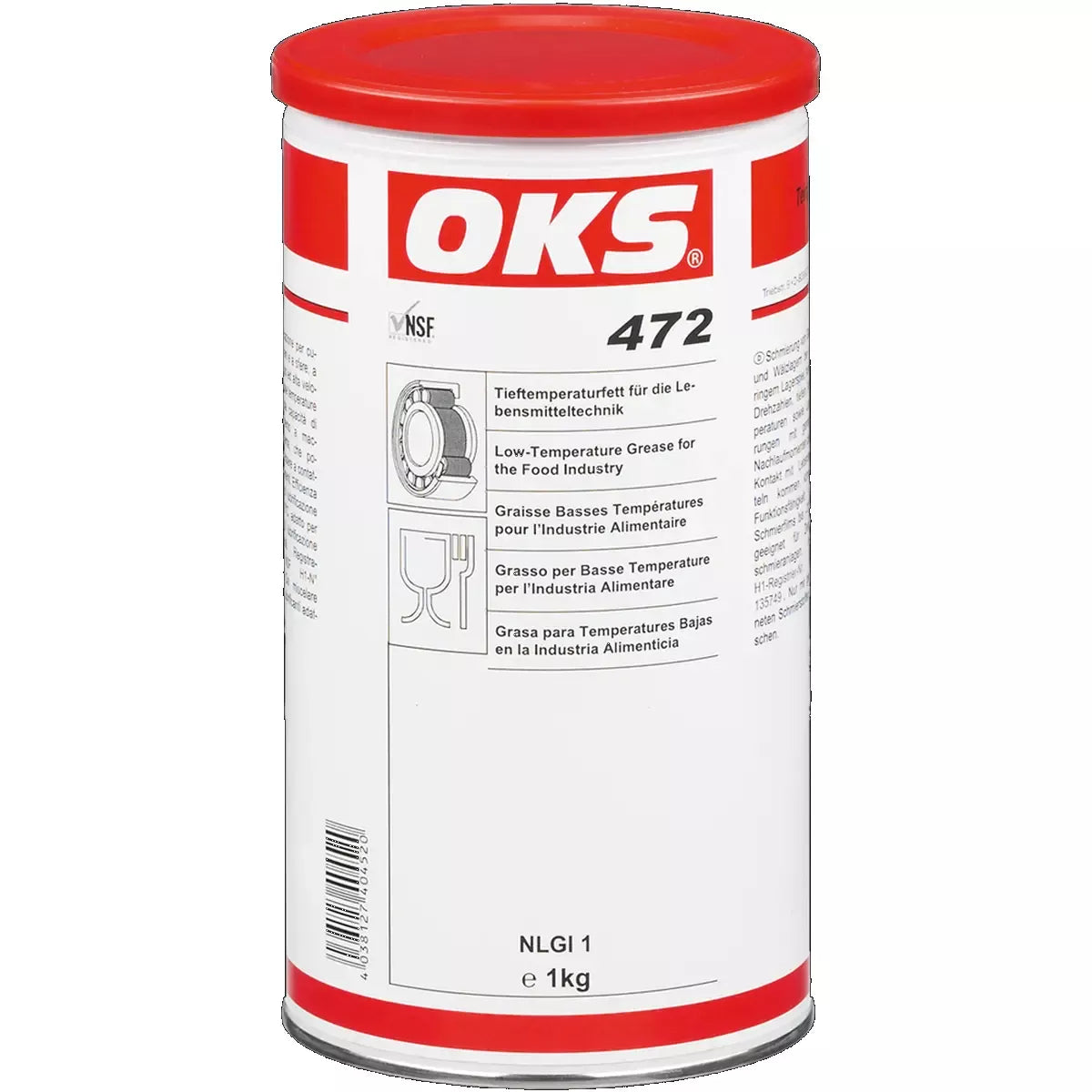 Tieftemperaturfett OKS 472 NSF H1, 1 kg Dose