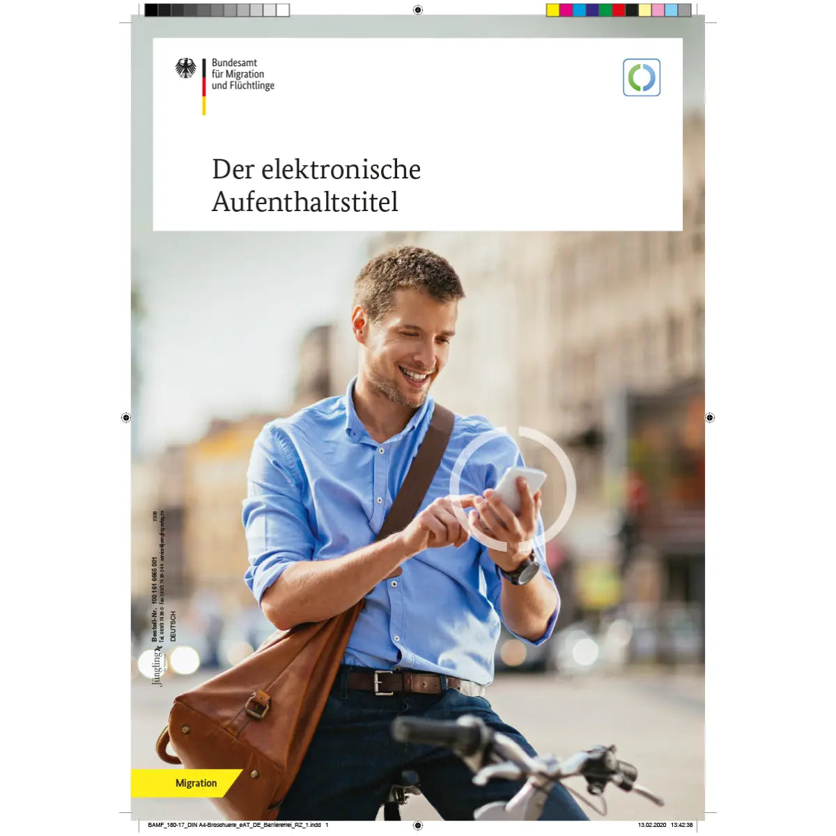 Amtliche Informationsbroschüre Der elektronische Aufenthaltstitel, Deutsch, A4, Packung à 50 Stück