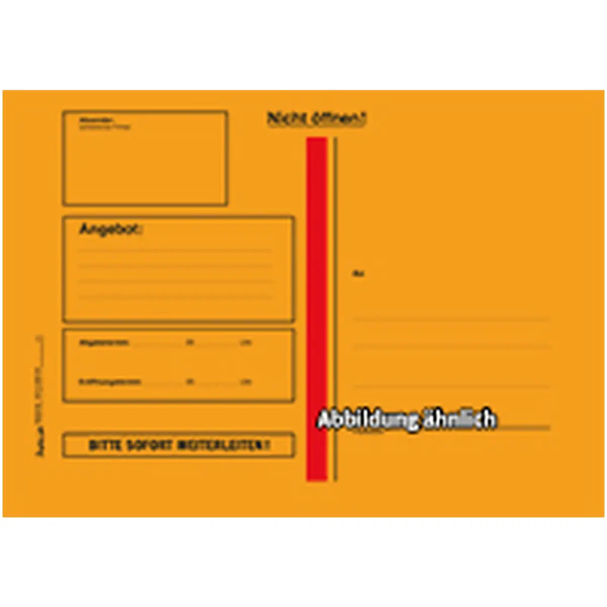 Angebotsumschlag, B 4 (Variante) (Querformat) 2/0farbig