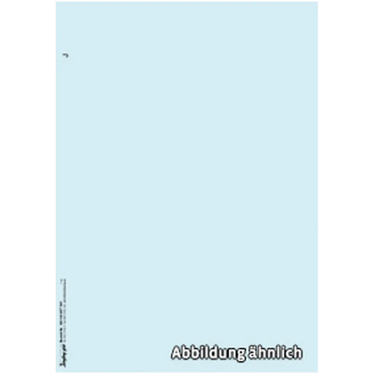Blanko-Papier für EU-Lizenzen, A4, Pantone hellblau 290c (ohne Rückseite), Variante mit Sicherheitsnummerierung