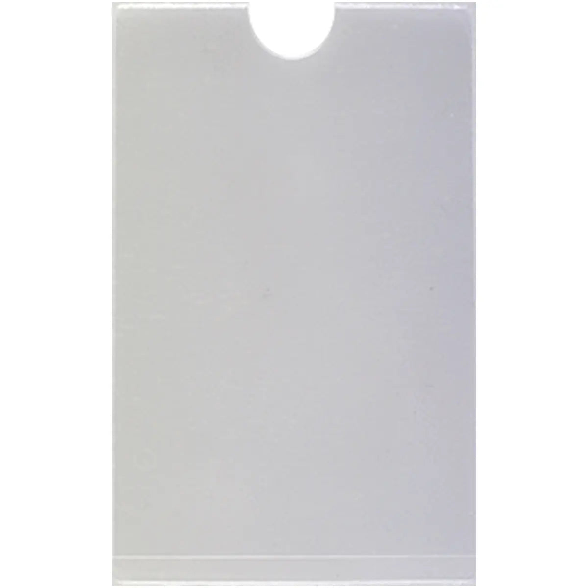 Folientasche 60 x 95 mm, schmale Seite offen, selbstklebend, für Kartenführerschein, Bogen a 2 Stück