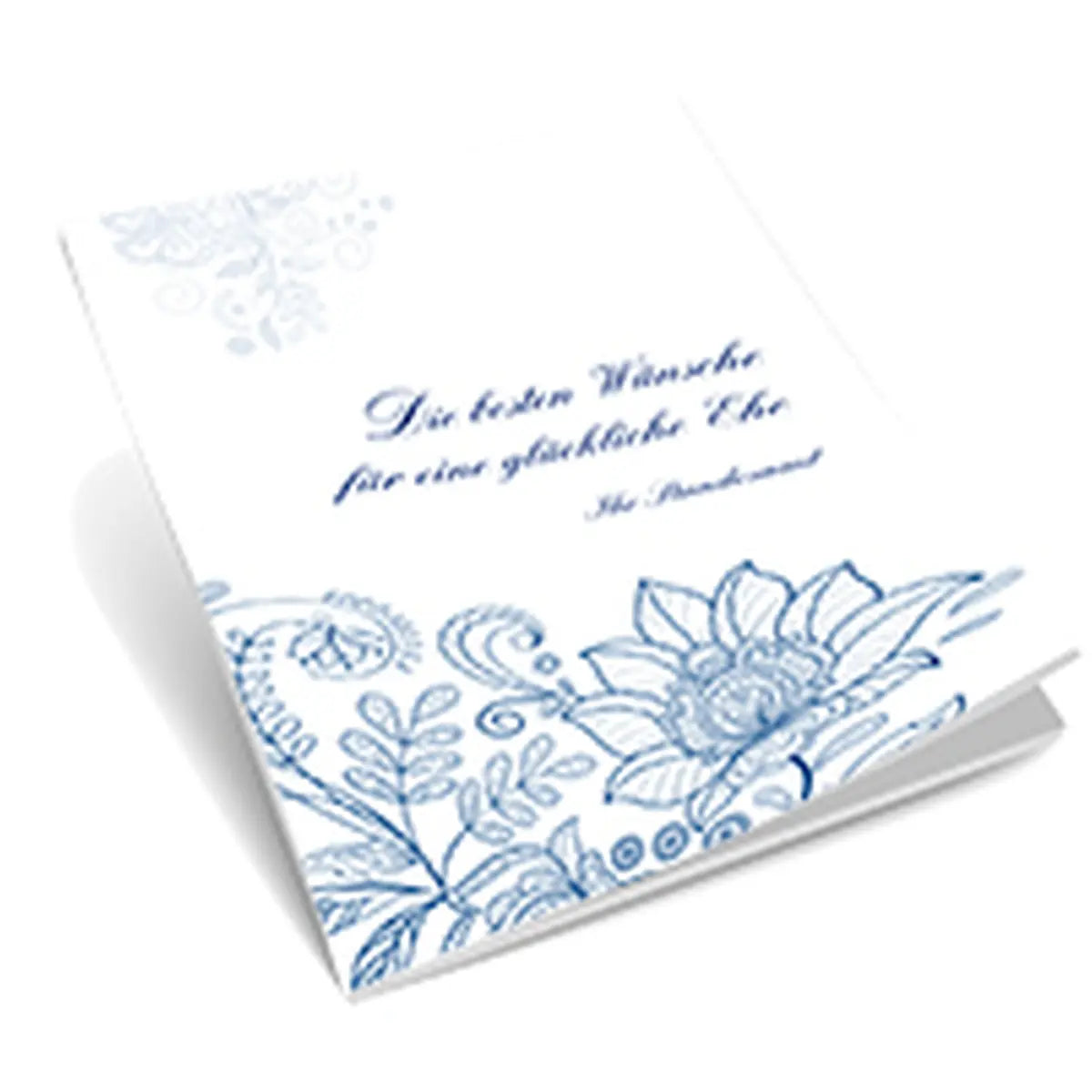 Urkundenmappe, Ornament floral, für Urkunden DIN A4