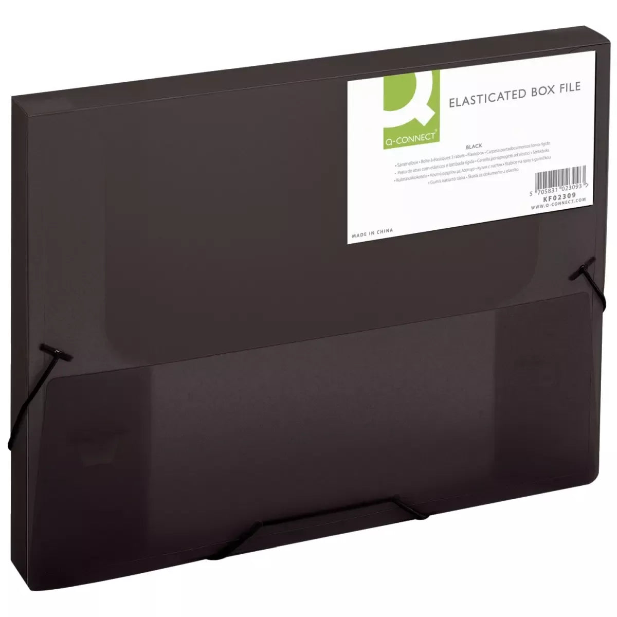 Sammelbox - A4, 250 Blatt, PP, schwarz transluzent