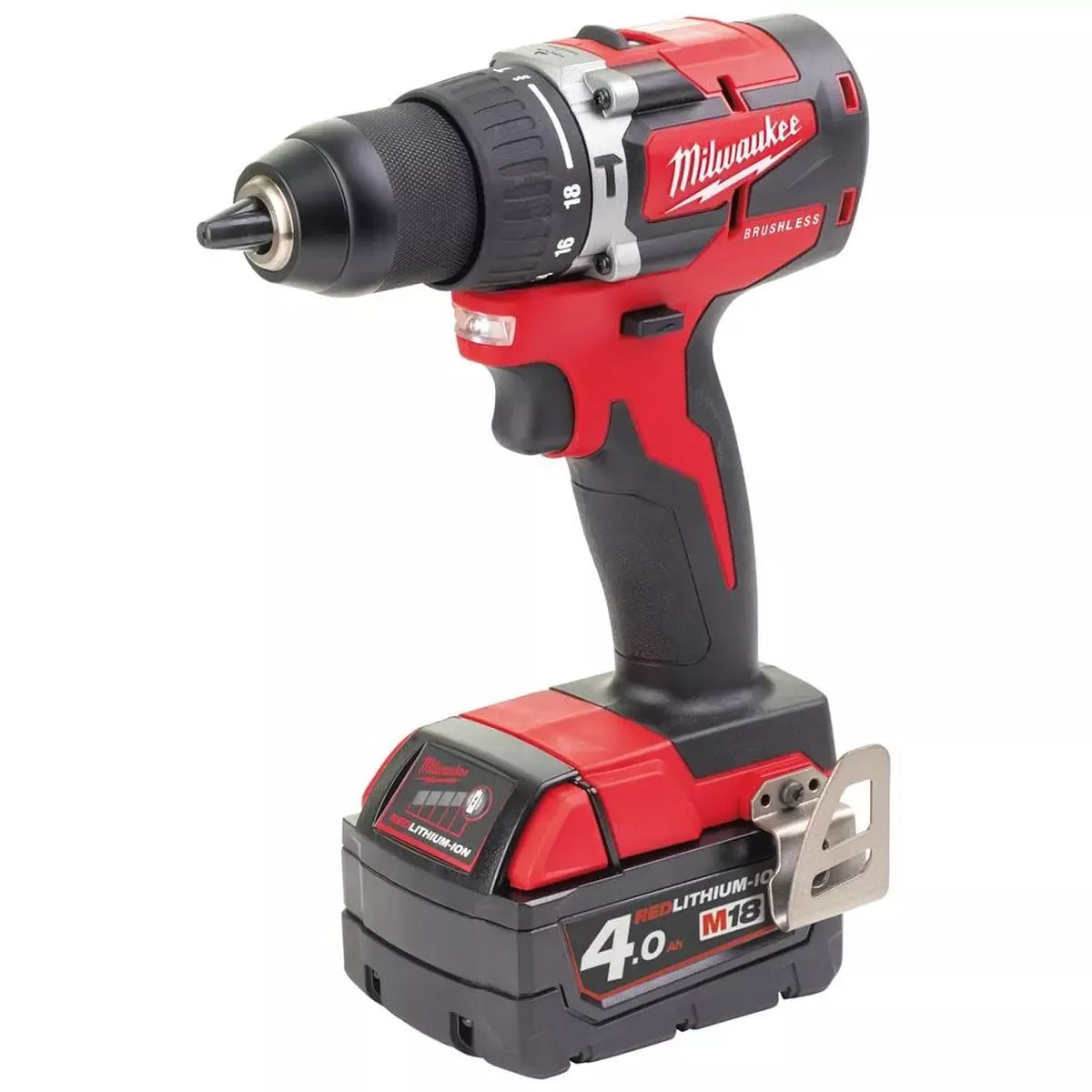 MILWAUKEE Akku-Schlagbohrschrauber M18 CBLPD-422 C 2,0/4,0 Ah Akku im Koffer