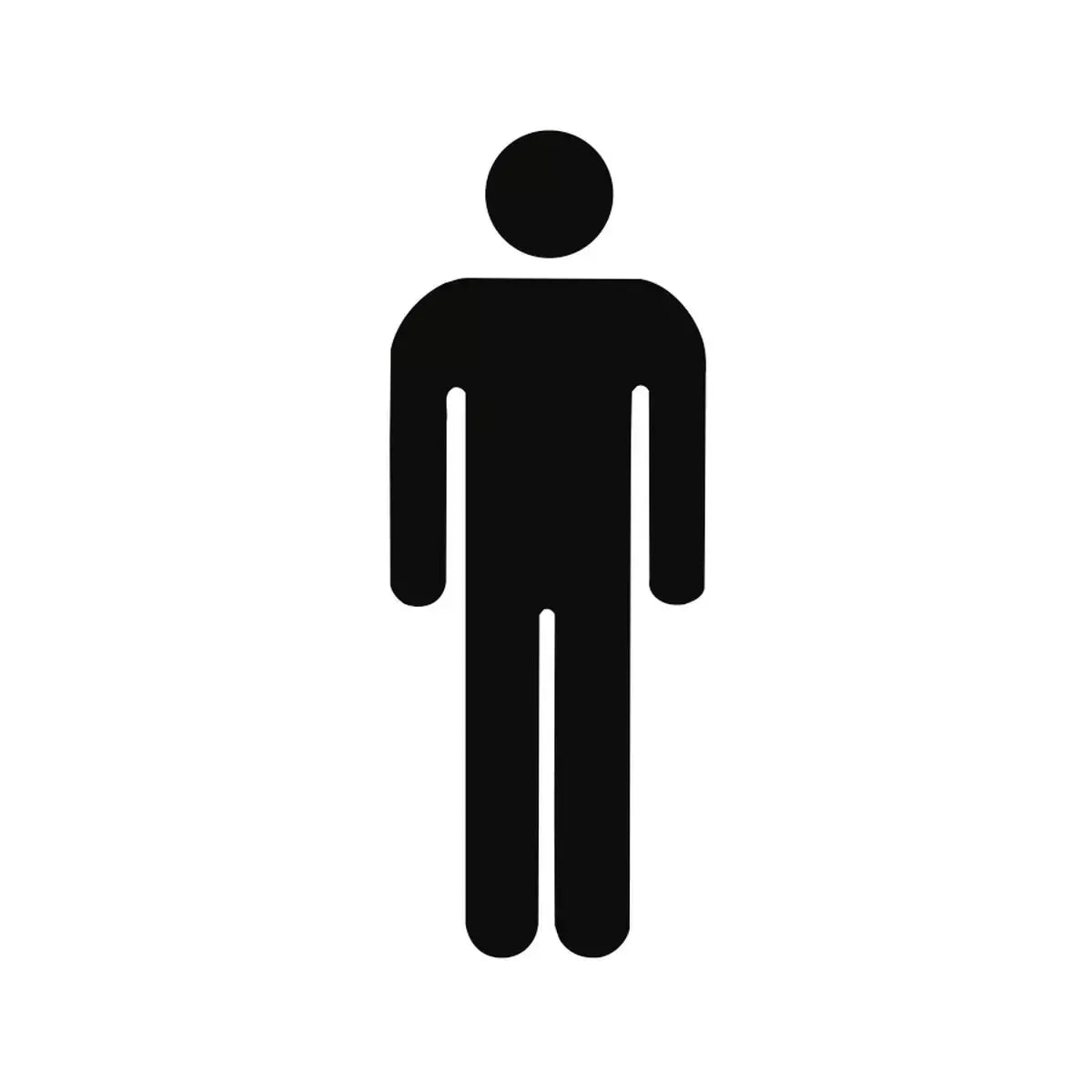 Piktogramm WC-Herren, Symbolschild
