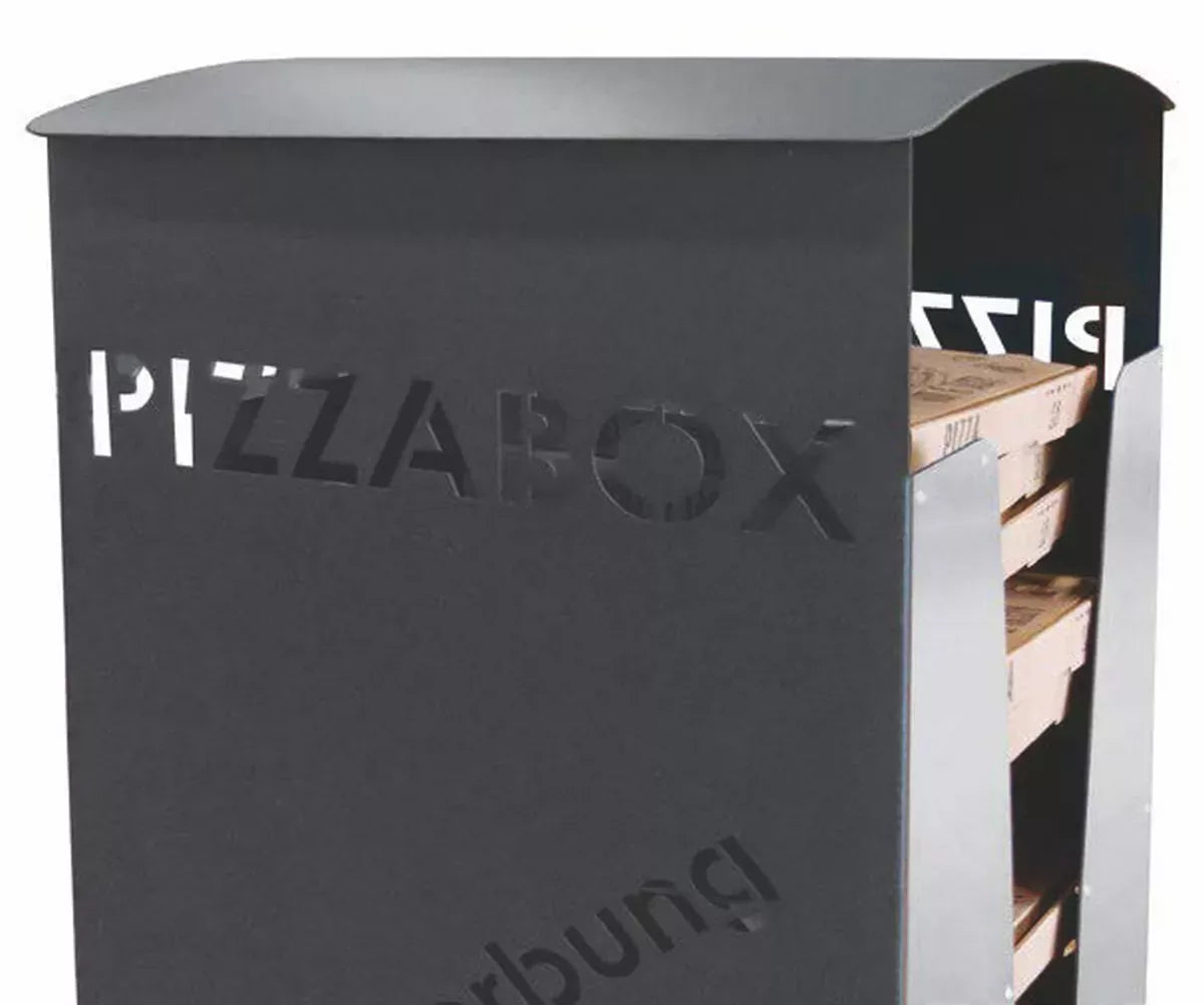 Abfallbehälter Pizzabox-Sammler für bis zu 20 Pizzakartons, Farbe SONDERFARBE