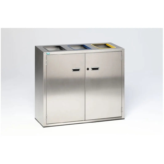 Wertstoffsortiersystem 270 Liter Edelstahl